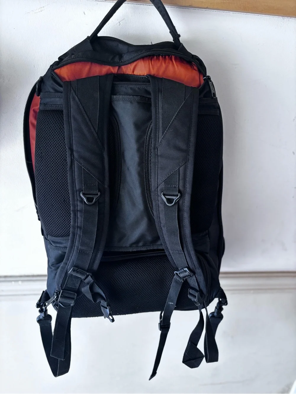 Ebags  Black slim Backpack